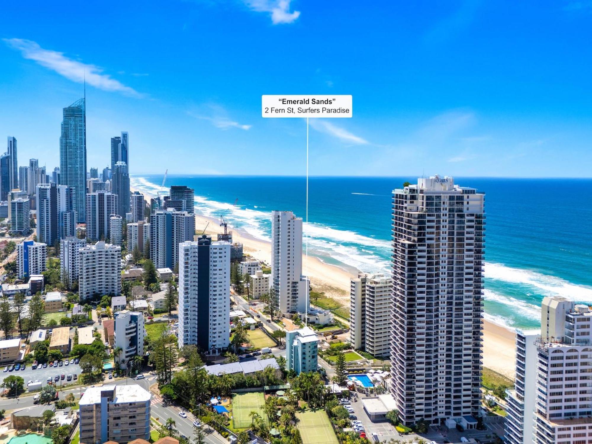 Emerald Sands Holiday Apartments Surfers Paradise Luaran gambar